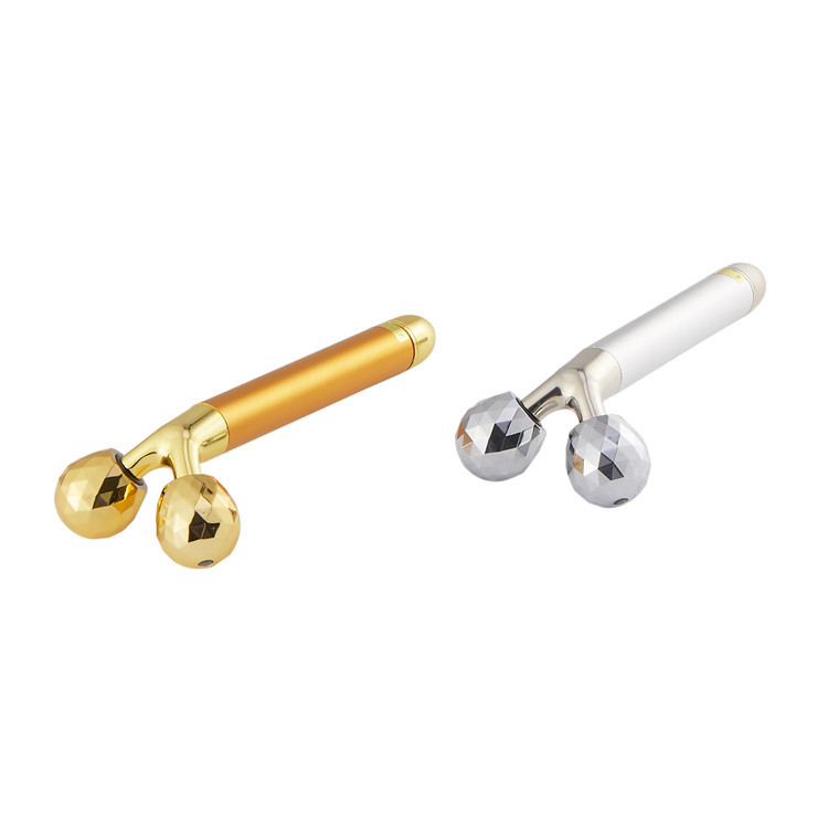 Belleza Bar 24k oro pulso 3d de palo masajeador cara herramienta reafirmante de Sonic masaje de cuerpo
