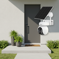 Solaire LED Route Longue Durée 4G Surveillance à Distance Humanoïde Détection Alarme Téléphone Mobile Compatible Lumière Solaire avec Caméra Cctv