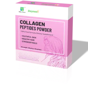 Collagen protein peptides powder Vitamin C healthy supplement Blueberry beauty Enzymes skin whitening glow solid instant drink