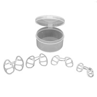 Dilatateurs nasaux anti-ronflement en silicone, anneaux nasaux, clip nasal anti-ronco en forme de papillon