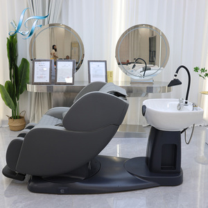 Modern Kuaför Salonu Ekipmanları Saç Yıkama Masajlı Baş Spa Şampuan Lavabosu ve Koltuğu - Product Image 5