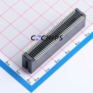 HEV74LP03BK Gold Finger Connector SMD,P=1.27mm Connector ( Connector Type: EDGE SLOT )( Pitch: 1.27mm )( Total PIN Count: 74P ) - Product Image 2