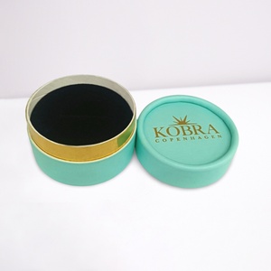 Wholesale Custom Logo Handmade Recyclable Disposable Round Kraft Paper Box Gift <b>Jewelry</b> <b>Packaging</b> with Vanishing Printing - Product Image 3