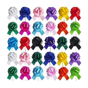 Factory Direct Custom Multitone Plastic <b>Pull</b> <b>Bow</b> Gift <b>Bow</b> for Seasonal Packaging Wedding Decoration - Product Image 4
