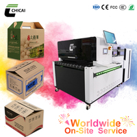 Nueva Impresora Digital de Inyección de Tinta de Alta Velocidad Onepass, 40m/min, 1200dpi, USB/Wi-Fi, Automática, Multifunción, para Cajas de Papel, Cajas Corrugadas, PLC