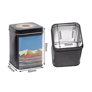 Wholesale <strong>Tea</strong> <strong>Tins</strong> for Loose <strong>Tea</strong> Custom Logo Rectangle Coffee Matcha <strong>Tin</strong> Canister <strong>Tea</strong> <strong>Caddy</strong> <strong>Tin</strong> Can Packaging - Product Image 4