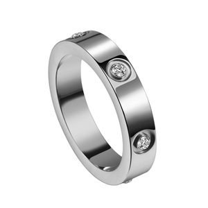 18K PVD <b>Gold</b> Plated Stainless Steel Eternity Band <b>Ring</b> Bezel <b>Set</b> | Aceworks Luxury Men's Trendy Gift <b>Ring</b> - Product Image 3