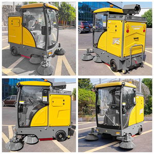 Balayeuse de rue commerciale montée sur tricycle pour véhicules électriques, pour routes et parkings en béton et bitume - Product Image 4