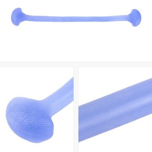 Banda de resistencia de silicona, color azul, equipo portátil para ejercicios de brazos, para hombres y mujeres - Product Image 4