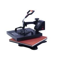 Presse à Chaud Semi-Automatique Électrique 8-en-1 Neuve pour Sublimation sur T-shirts, Tasses, Casquettes, Assiettes et Sacs – Vente en Gros