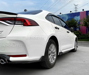 For Toyota Corolla 2019-2022 Body Kit Car Side Skirt Lip Carbon Fiber Look Sport Style Side Skirt <b>Splitter</b> Car Accessories - Product Image 2