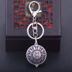 Delicado Difusor de Aceites Esenciales Ajustable de Acero Inoxidable con Diseño de Árbol de la Vida para Aromaterapia y Perfume, Llavero DIY - Product Image 6