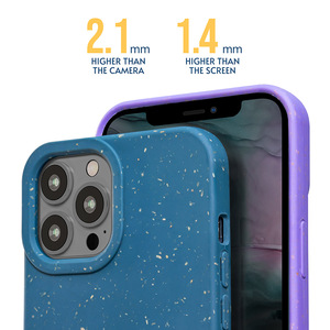 Custodia per <span class=keywords><strong>Smartphone</strong></span> compostabile al 100% custodia per iPhone 15 Pro sostenibile OEM ODM custodia ecologica per custodia biodegradabile per iPhone 15 - Product Image 2