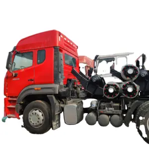 Satılık Sinotruck Howo traktör kamyon 6X4 Euro II Euro III kamyon 6x4 371 römork kafa sağ el sürücü satılık