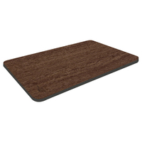 Panneaux muraux en PVC imitation bois pour couloirs d'hôtel, revêtement mural intérieur imperméable, panneaux de décoration modernes, installation facile