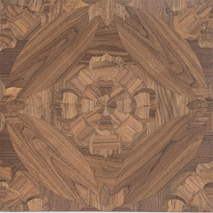 Lantai Kayu Rekayasa Rustic Walnut Hitam Desain Bebas untuk Ruang Tamu Teknik Halus - Product Image 6