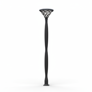 Lanterne <span class=keywords><strong>de</strong></span> <span class=keywords><strong>jardin</strong></span> décorative à double bras en aluminium filé, 50W LED AC, pour poteau urbain, IP65, garantie 5 ans - Product Image 1