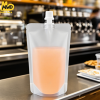 Pochettes souples transparentes Miaowadi avec bec verseur pour liquides, idéales pour le shampoing, les jus et l'emballage alimentaire
