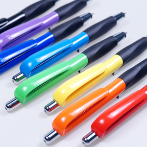 批发二合一手写笔蓝色墨水圆珠笔定制印刷Logo用于屏幕手机广告 - Product Image 1