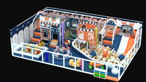 Kinderpretpark Boomhut Natuurthema Indoor Speeltuin met Glijbanen Speeltoestellen voor Kinderclub Speelcafé - Product Image 6