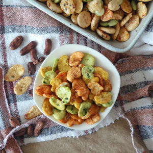 OEM rang rộng đậu ba hương vị độc đáo Wasabi tỏi giòn đồ ăn nhẹ Chào mừng với hương vị sôi động chiên chế biến - Product Image 6