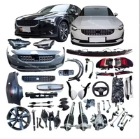 Suku cadang mobil asli untuk Polestar 1 2 3 4 6 suku cadang mobil Bumper pintu belakang Bumper lampu kabut Grill Led Radiator lampu depan