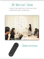 Kamera USB Komputer PTZ Auto Focus 1080P Webcam 3X Optical Zoom PTZ IP Camera Ptz Camera untuk Live Streaming