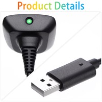 Cordon de câble de charge USB pour manette sans fil Xboxes 360 Cordon d'alimentation de ligne de connexion de charge