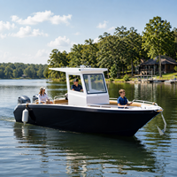 Vente directe d'usine, nouveau bateau de pêche en aluminium FB-270, console centrale, bateau de pêche sportive haut de gamme, 28 pieds, bateau de pêche en haute mer