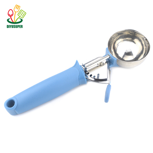 Herramientas de helado de grado alimenticio, cuchara de helado de sandía de lijado de acero inoxidable - Product Image 2