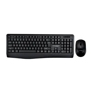 Ys219 nhà máy bán hàng trực tiếp siêu mỏng Ergonomic Bàn phím không dây chuột Combo Set 2.4GHz với pin chơi game phong cách văn phòng