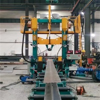Máquina de Soldadura y Enderezamiento Automática 3 en 1 KASRY para Vigas en H, Línea de Producción de Estructuras de Acero de Alta Velocidad