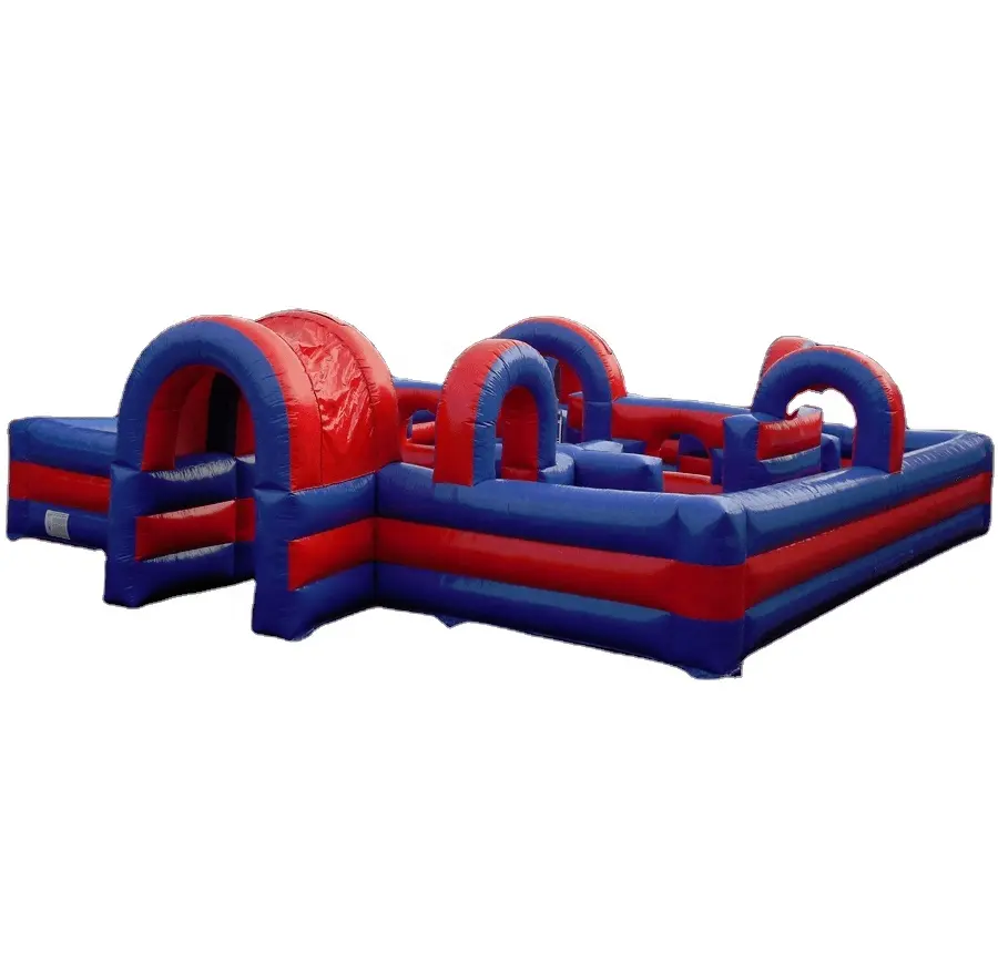 Durable Inflatable Sport Game Inflatable Paintball Maze,Hunted Maze,Inflatable Laser Tag Maze Game for kids and adults