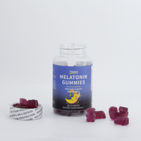 Complément Nutritionnel Marque Blanche Bonbons Gommeux Sommeil Profond Rêveur 10mg Mélatonine Vitamine D Magnésium Extrait S'Endormir Plus Vite