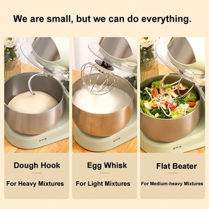 <span class=keywords><strong>Petrin</strong></span> support de table électrique Mini mélangeur de nourriture <span class=keywords><strong>Robot</strong></span> de cuisine planétaire pour boulangerie utilisation en acier inoxydable pour usage domestique hôtel - Product Image 3