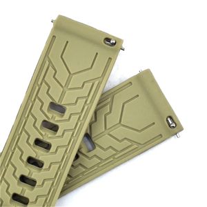 Upro Quick Release Camouflage Silicone Watch Band 18mm 20mm Soft Rubber Strap Waterproof Sport Wristband for Smartwatch - Product Image 4