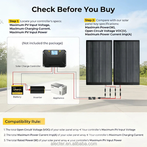 Panneau Solaire Monocristallin Flexible Haute Efficacité 100W 24V Anti-Ombre Type N Fibre de Verre 23,7% Cellules Noires pour VR - Product Image 5