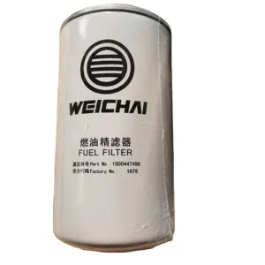 Weichai ตัวกรองน้ำมันเชื้อเพลิง1000447498 860139614สำหรับรถตัก LW300 LW300KV XCMG