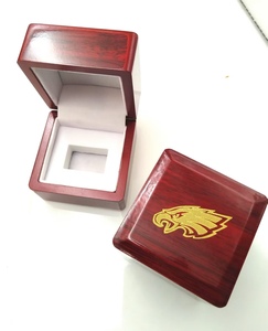 Hot-bán Philadelphia Đại Bàng vô địch vòng lưu trữ hộp, thời trang đồ trang sức hộp lưu trữ, màu đỏ bằng gỗ lưu trữ Hộp quà tặng - Product Image 5