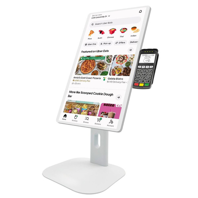 Touch Screen Kiosk Restaurant Pos System Android 13 4+64GB RK3588S2 Menu Restaurant Tablet Kiosk Portable Smart Android Tablet