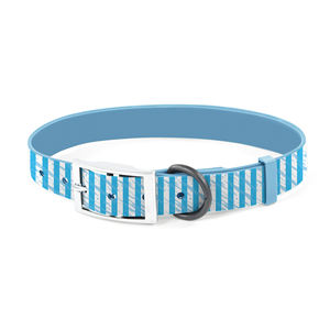 <span class=keywords><strong>Collar</strong></span> de Goma para Mascotas, <span class=keywords><strong>Collar</strong></span> de Perro Personalizado de Lujo, Diseño en PVC Impermeable, Colorido, Ajustable, con Recubrimiento de Tela, para Fútbol - Product Image 4