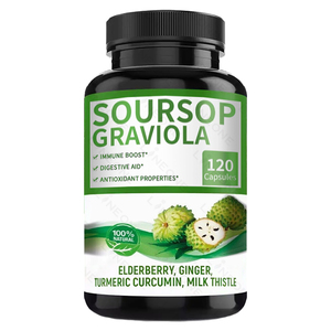 OEM/ODM Natural Soursop Graviola Capsules Multivitamin Antioxidant <strong>Supplement</strong> Capsules for Cell <strong>Health</strong> Provide Energy - Product Image 1