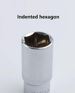 CR-V 10mm 3/8" Mirror Extend Long Hexagon <b>Socket</b> Wrench Deep Impact <b>Sockets</b> for Drive Mechanics - Product Image 2