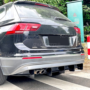 ชุดแต่งกันชนหลัง สำหรับรถยนต์ VW Tiguan MK2 ปี 2021-2023 พร้อมดิฟฟิวเซอร์ สปอยเลอร์ และลิ้นกันชนหลัง อุปกรณ์ตกแต่งรถยนต์ - Product Image 4