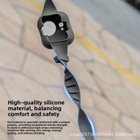 Bracelet en silicone multifonctionnel personnalisable pour Insta360 Go Ultra Watch - Accessoire pour caméra de vélo
