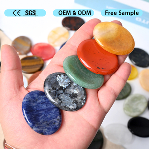 Lo lắng đá tinh thể ngón tay cái Đá Quý Chữa Bệnh tự nhiên liệu pháp tinh thể Reiki massage Chakra lo lắng đá - Product Image 5