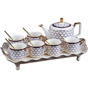 Prezzi di fabbrica logo personalizzato stampato esotico colorato oro bordato <span class=keywords><strong>inglese</strong></span> <span class=keywords><strong>Set</strong></span> <span class=keywords><strong>da</strong></span> tè per il pomeriggio ora del tè - Product Image 5