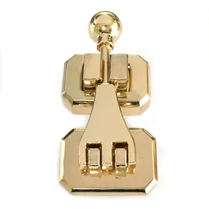 핸드백 주문 핸드백 아연 합금 회전 자물쇠 가죽 어깨에 매는 가방에 손을 위한 디자인 금속 회전대 탑 유형 자물쇠