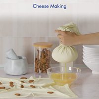 Chiffon à fromage bio à ourlet de 20x20 pouces, de qualité 100, réutilisable, pour nettoyer l'artisanat, en microfibre, 8 pièces
