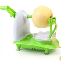 Duurzame plastic handmatige multifunctionele fruitenschiller met roestvrijstalen mes, makkelijk schoon te maken, handmatige appelenschilmachine 2026